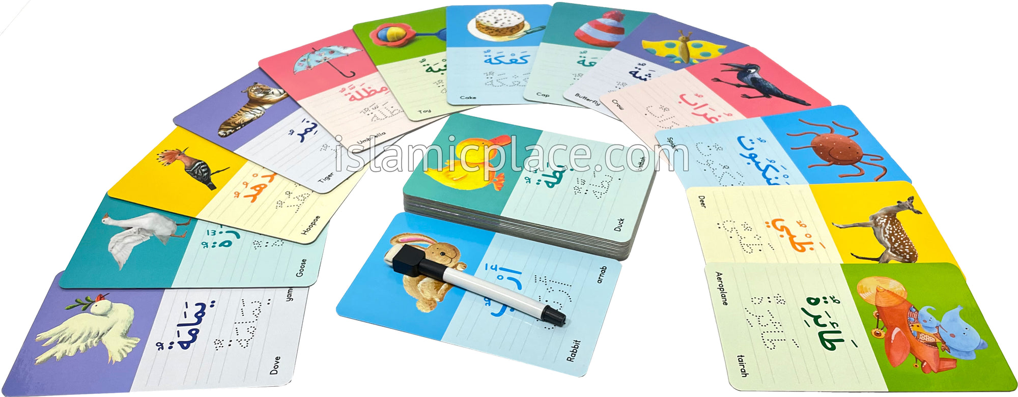 Arabic Words Activity Flash Cards