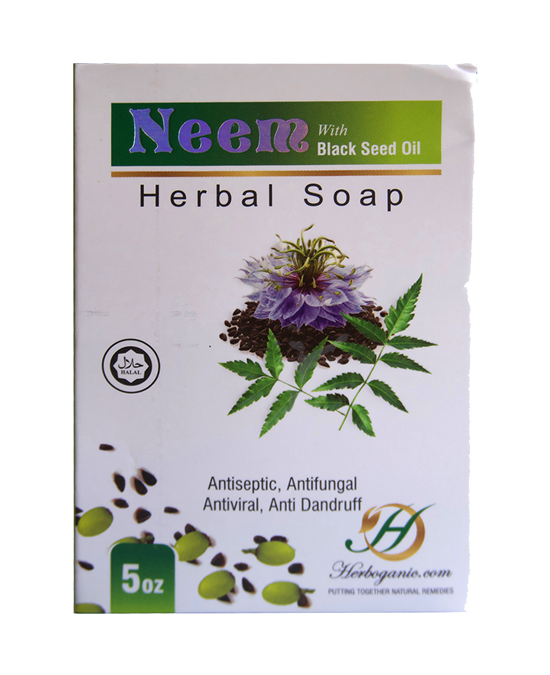 Neem with Black Seed Oil Herbal Halal Soap - 5 oz