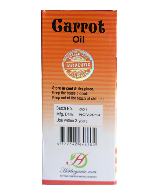 Carrot Oil 2 oz - Natural