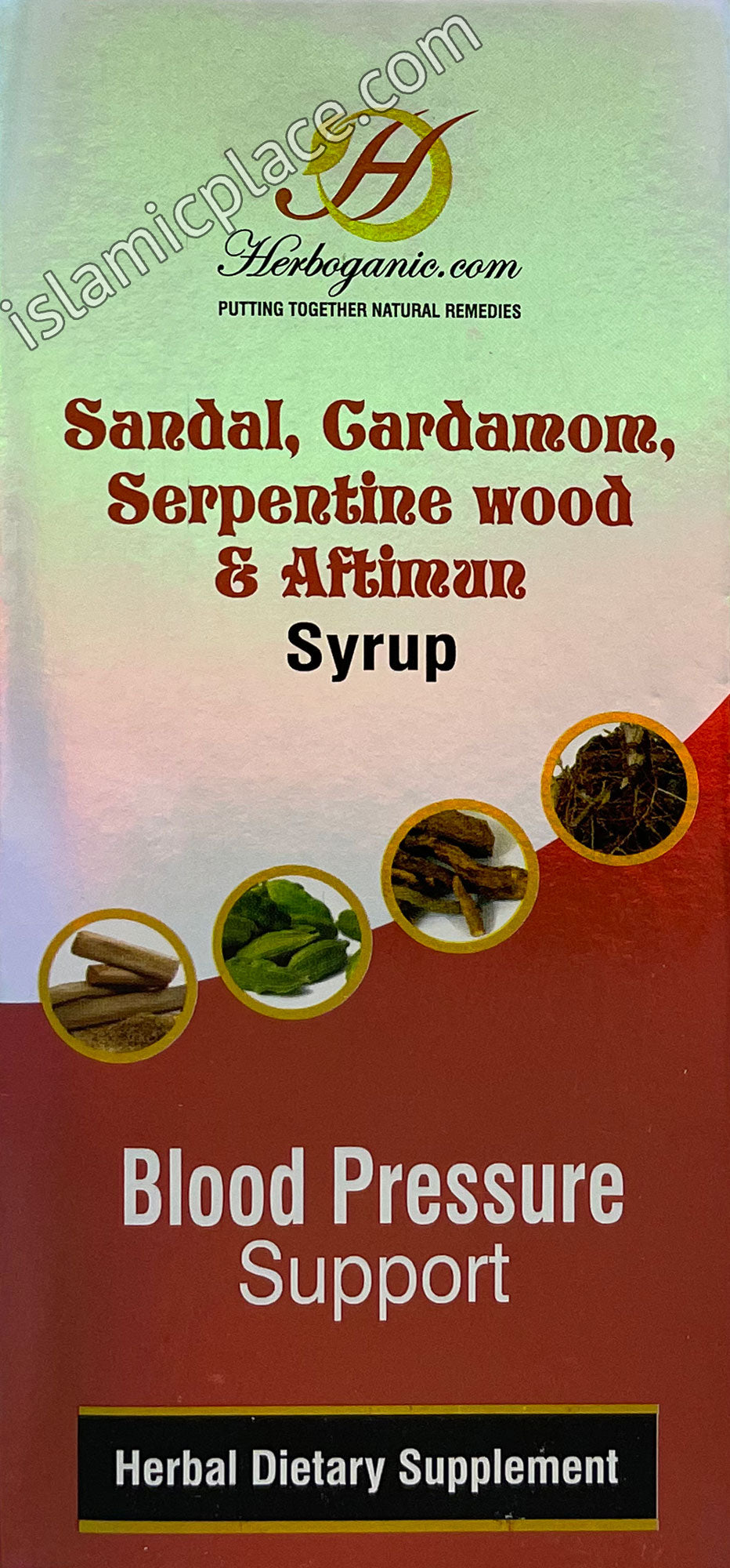 Blood Pressure Support Syrup - Sandal, Cardamom, Serpentine wood &amp; Aftimun