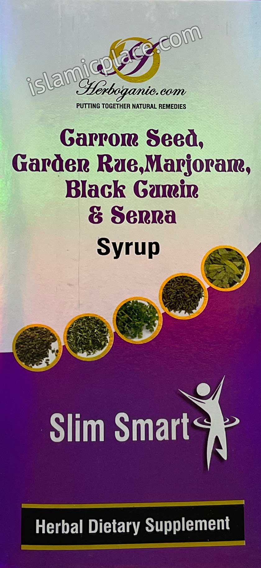 Slim Smart Syrup - Carrom Seed, Garden Rue, Marjoram, Black Cumin &amp; Senna