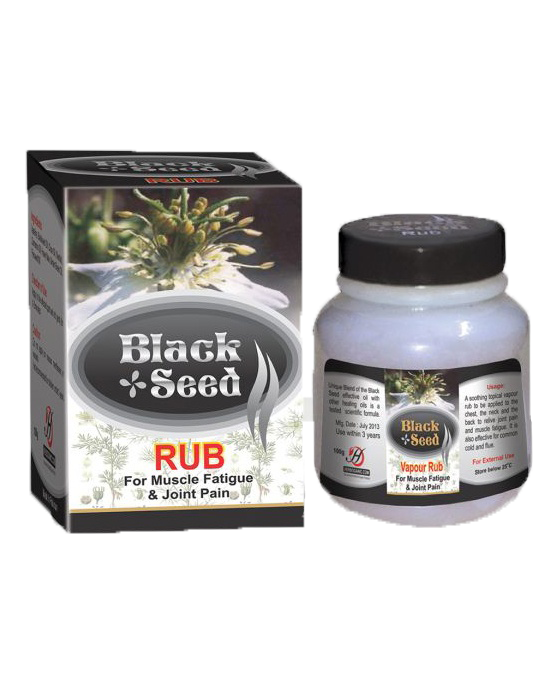 Black Seed Rub for Muscle Fatigue &amp; Joint Pain