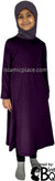 Plum - Girl’s Salima Simply Elegant Basic Abaya by BintQ