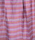 Raspberry Pink, Coral, White and Black - Plaid Design Men Lungi Izar