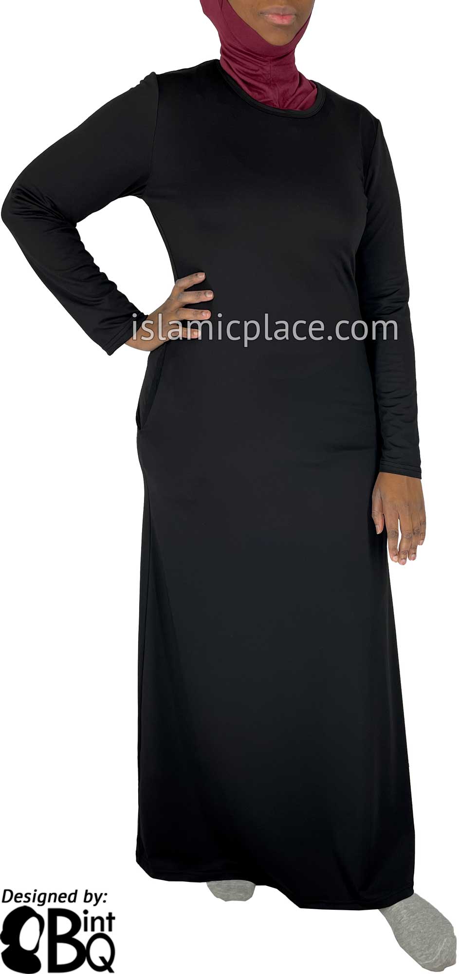 Black - Nafisa Basic Abaya by BintQ