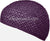 Purple - Nylon Knitted Solid Kufi