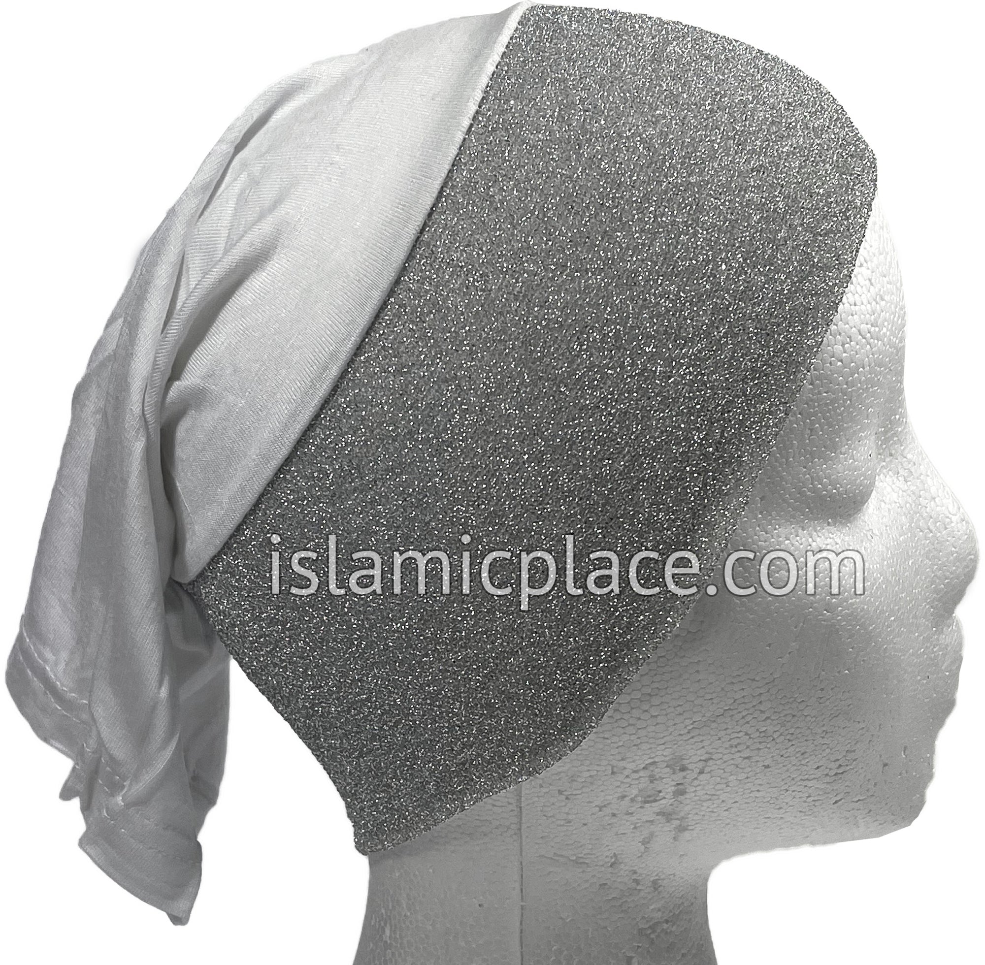 White - Metallic Underscarf