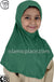 Hunter Green - Plain Girl size (1-piece) Hijab Al-Amira