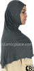 Graphite Gray - Plain Adult (X-Large) Hijab Al-Amira (1-piece style)