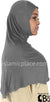 Charcoal Gray - Plain Adult (X-Large) Hijab Al-Amira (1-piece style)