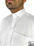 White - Hassan Style Dress Shirt Collar Men Thob by Ibn Ameen