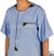 Heather Blue - Munir Style Men Short Sleeve Thob by Ibn Ameen