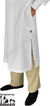 White - Men Saudi Ad-Daffah Plain Kameez by Ibn Ameen with Visible Buttons