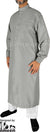 Silver Gray - Men Saudi Ad-Daffah LT Thob by Ibn Ameen with Visible Buttons - IA3