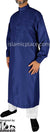 Royal Blue - Men Saudi Ad-Daffah LT Thob by Ibn Ameen with Visible Buttons - IA3