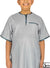 Silver Gray - Khan Style Boy Short Sleeve Thob by Ibn Ameen