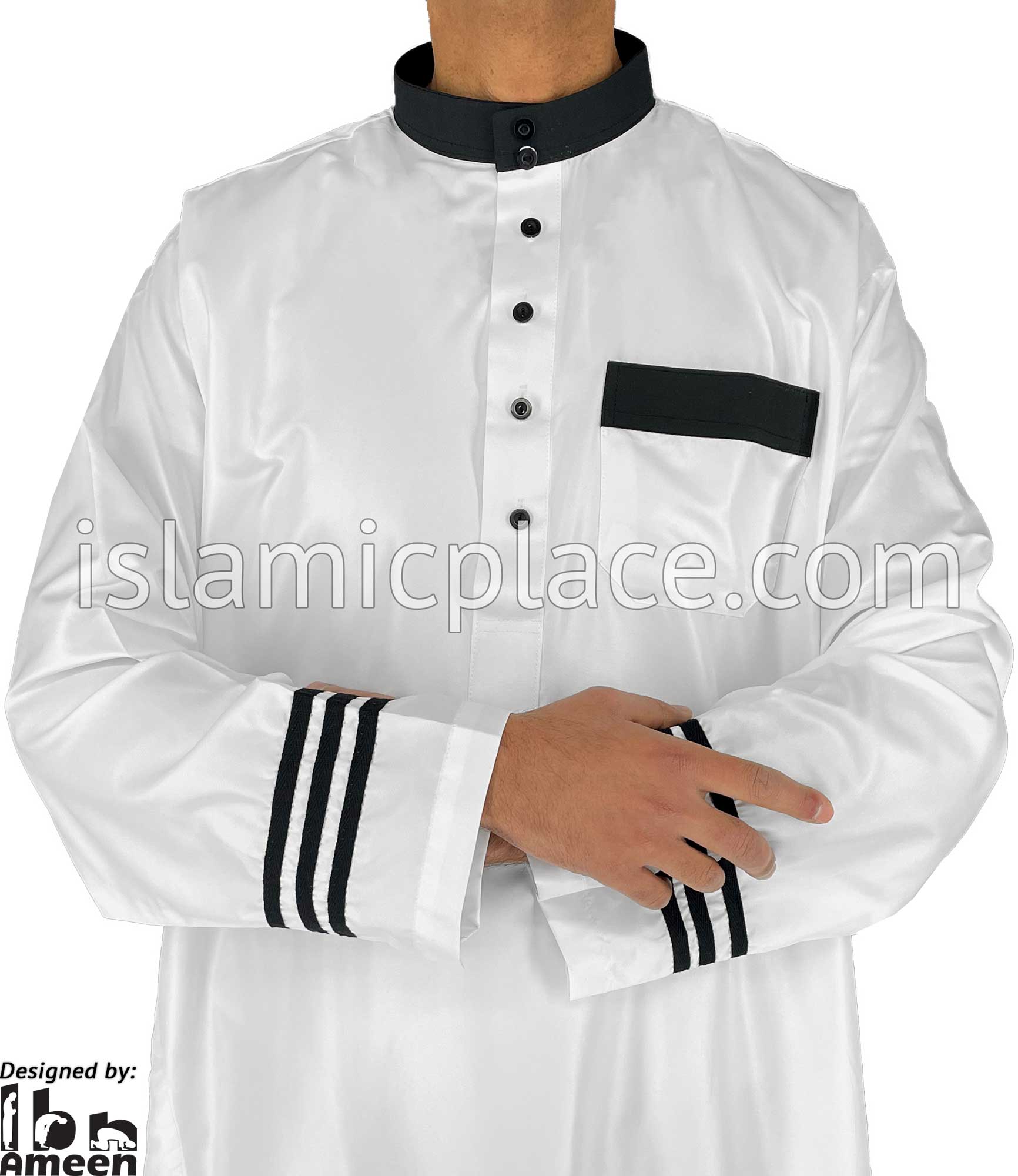 White - Rahman Style Men Thob by Ibn Ameen