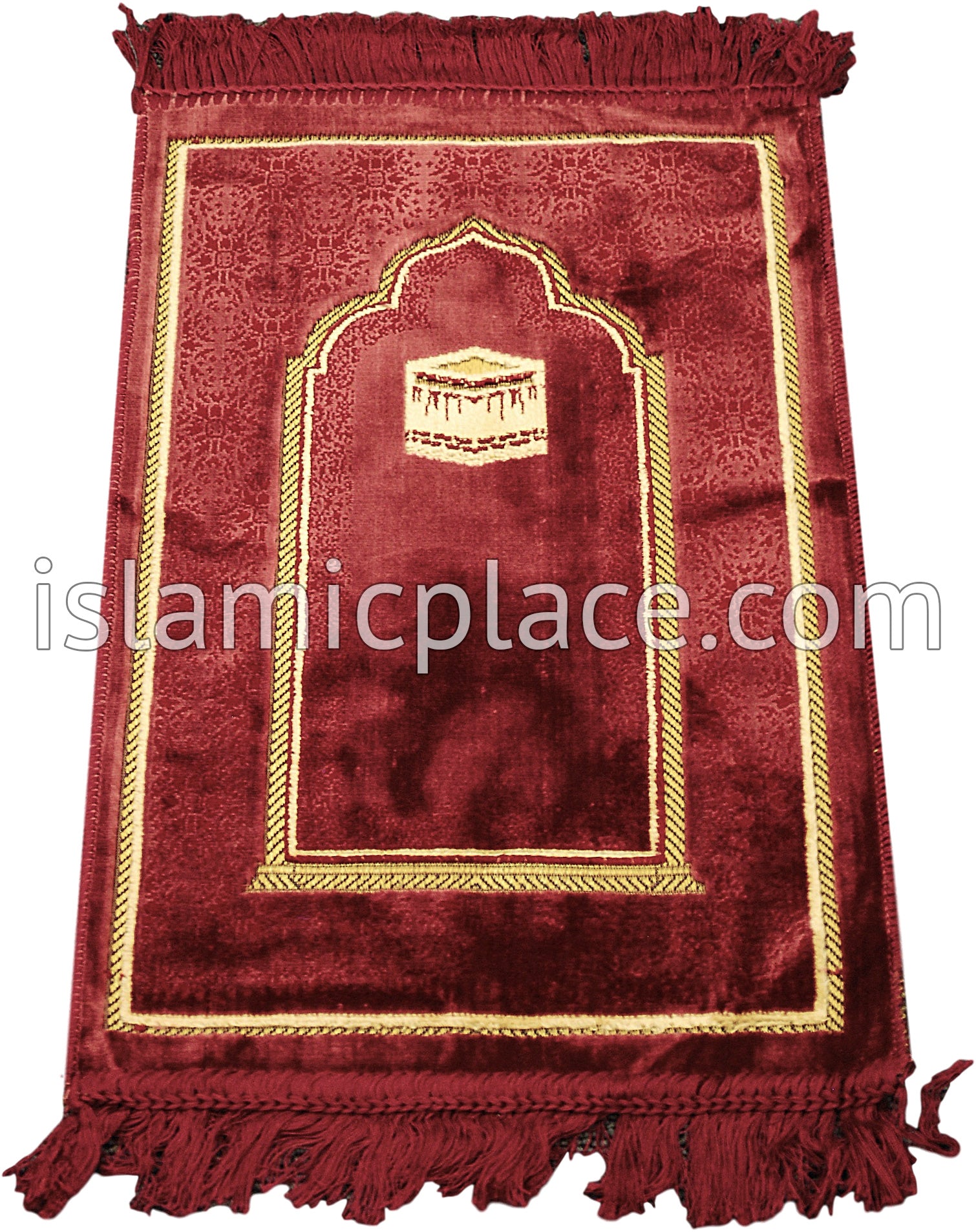 Dusty Rose Pink Prayer Rug with Kaba (Child Size)