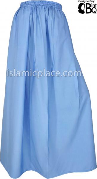 Sky Blue - Basics Plain Skirt by BintQ