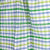 White, Lime Green and Blue - Plaid Design Men Lungi Izar