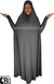 Heather Gray - Plain Overhead Abaya with Cuffs