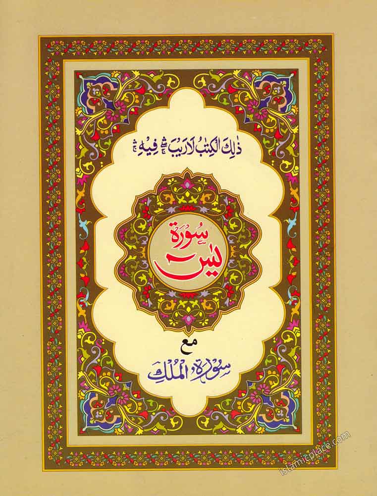 Arabic: Surah Yaseen - Large print size 7&quot; x 9.5&quot; also includes Surah Mulk, Nisf Shaban, Four Qul, Ayatul Kursi, &amp; Dua Fateha