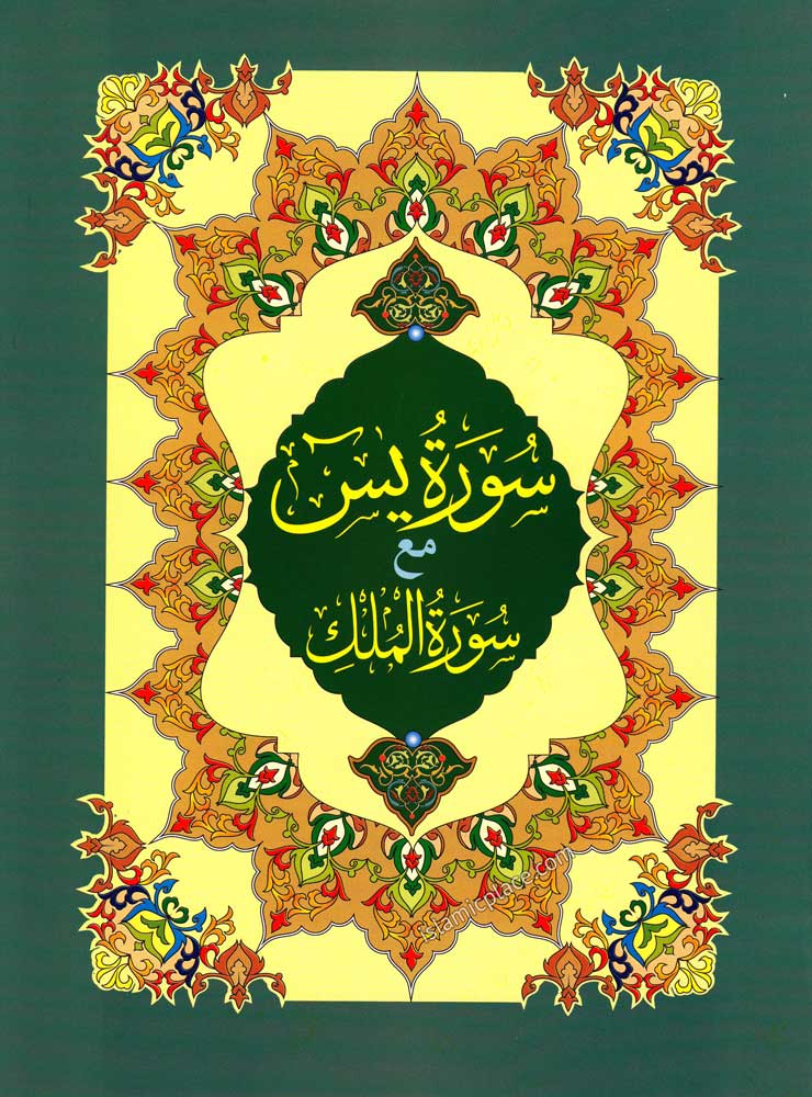 Arabic: Surah Yaseen - Large print size 7" x 9.5" also includes Surah Mulk, Nisf Shaban, Four Qul, Ayatul Kursi, & Dua Fateha