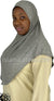 Light Heather Gray - Plain Adult (X-Large) Hijab Al-Amira (1-piece style)