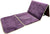 Purple - Back Rest Soft Padded Prayer Rug