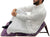 Purple - Back Rest Soft Padded Prayer Rug