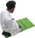 Light Green - Back Rest Soft Padded Prayer Rug