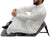 Gray - Back Rest Soft Padded Prayer Rug