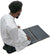 Gray - Back Rest Soft Padded Prayer Rug