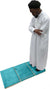 Turquoise - Back Rest Soft Padded Prayer Rug