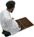 Brown - Back Rest Soft Padded Prayer Rug