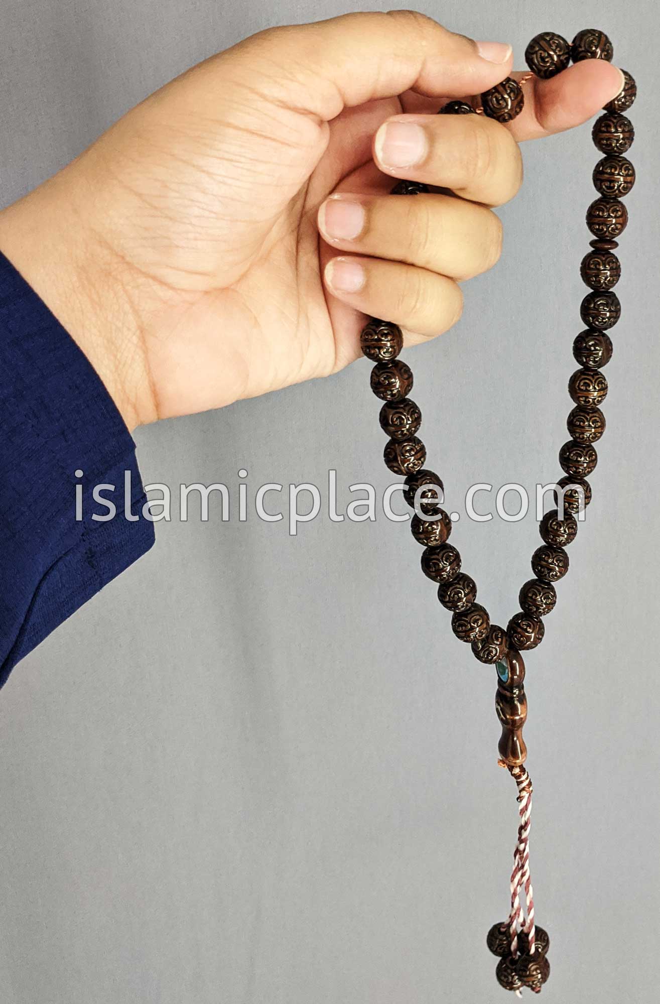 Brown - Emirati Design Tasbih Prayer Beads