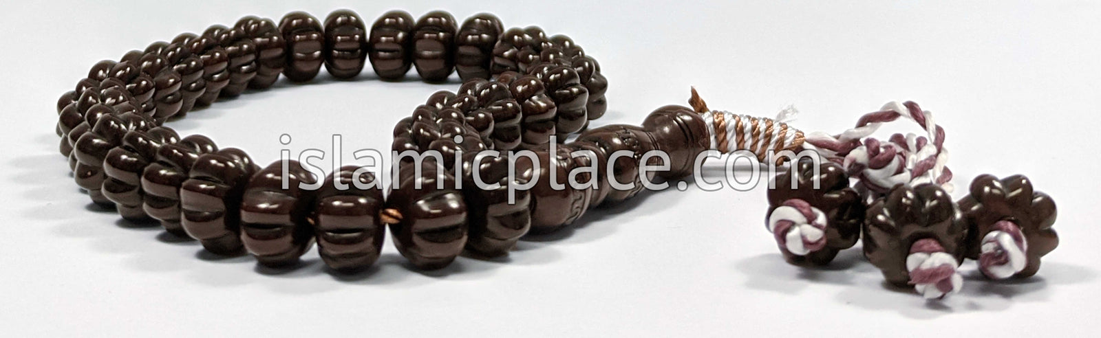 Brown - Compact Handy Design Tasbih Prayer Beads