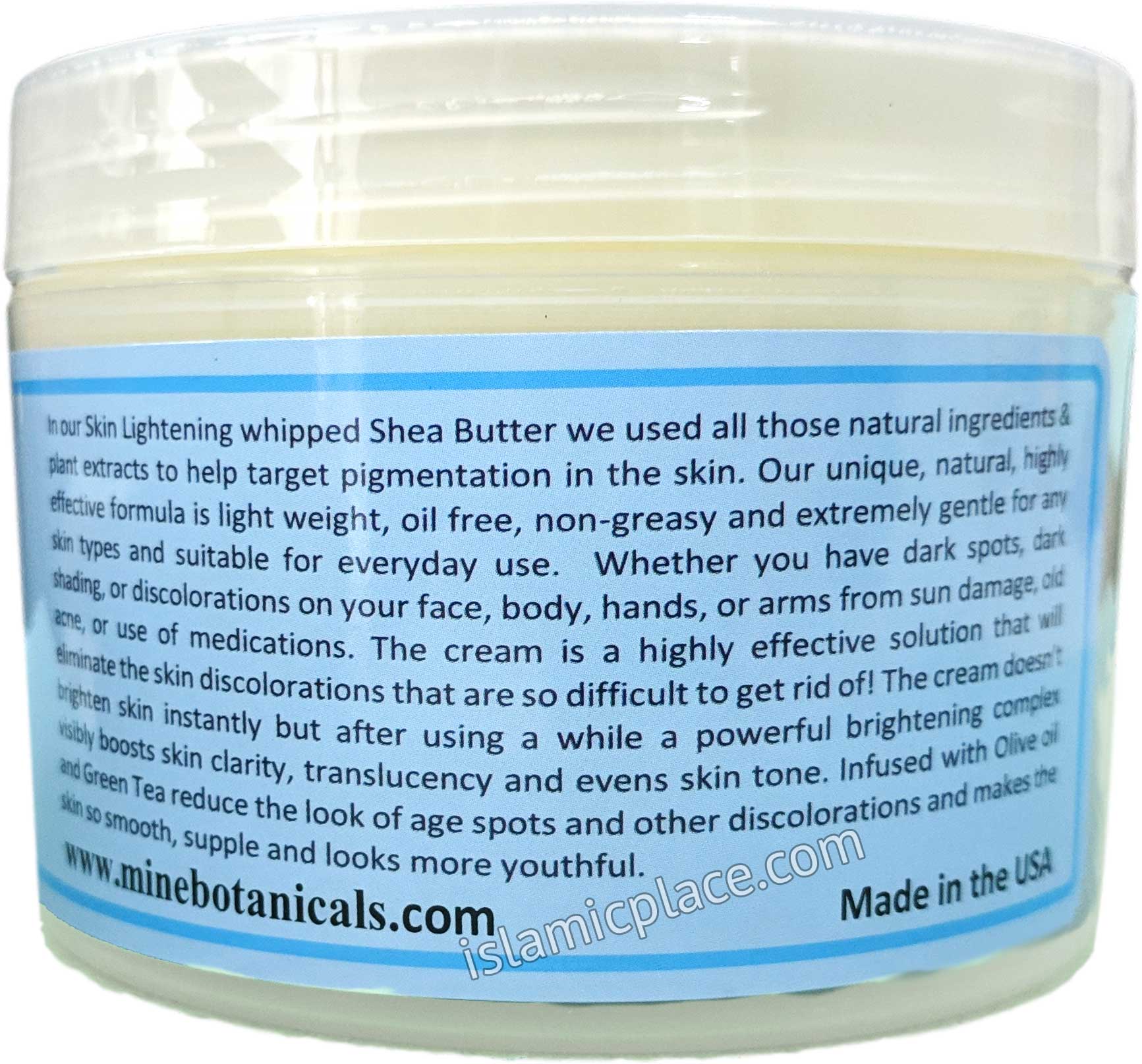 Skin Lightening Whipped Shea Butter