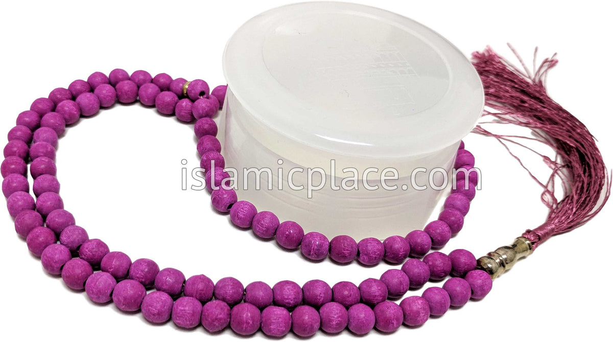 Hot Pink - Habib-Ullah Scented Tasbih Prayer Beads - The Islamic Place